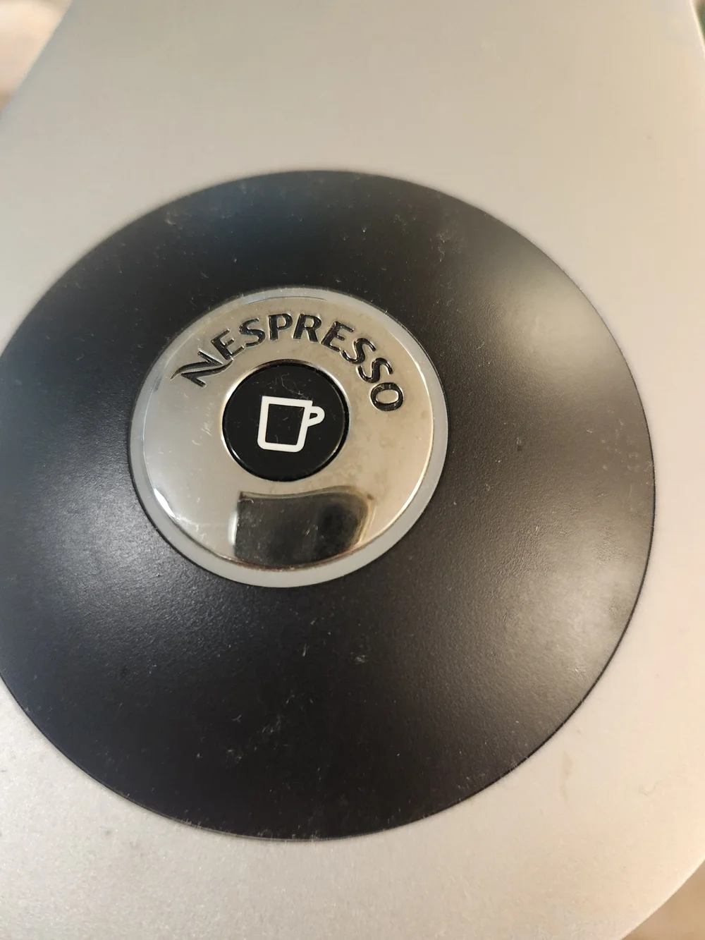 Nespresso Vertuo Plus Silver and Black Single-Serve Coffee Brewer